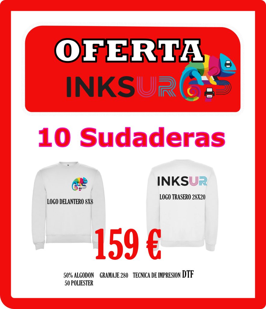 Packs 10 sudaderas